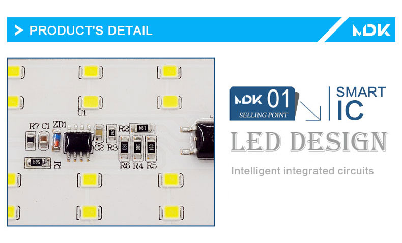 Smart IC SMD LED Chips Lamp 50W AC 220V SMD2835 DIY For Outdoor Floodlight Outdoor Garden Cold White Warm White