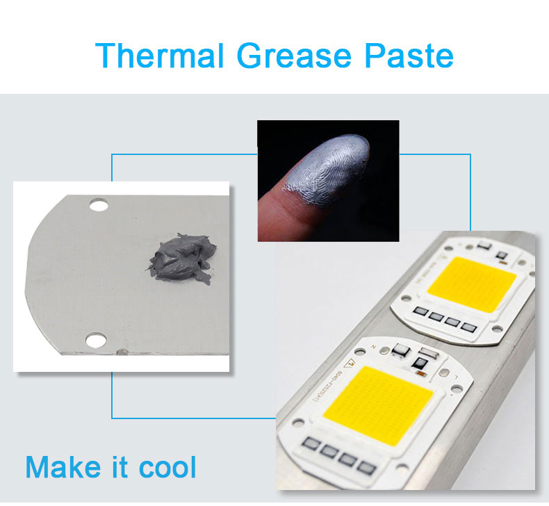 10 Pcs GD66 Thermal Conductive Grease Paste Silicone Plaster Heatsink Compound 10 Pieces Grams High Performance Gray