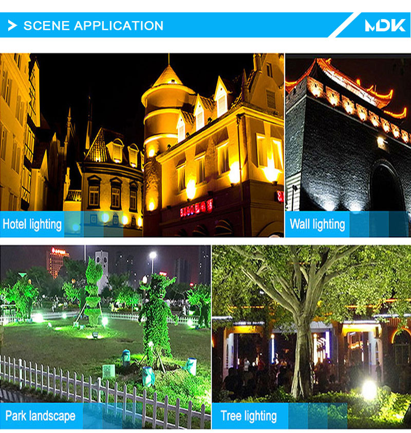 LED Flood Light 220V 50W 100W 150W 30W 20W 10W High Brightness IP66 Waterproof Outdoor Lighting LED Spotlight Wall Floodlights