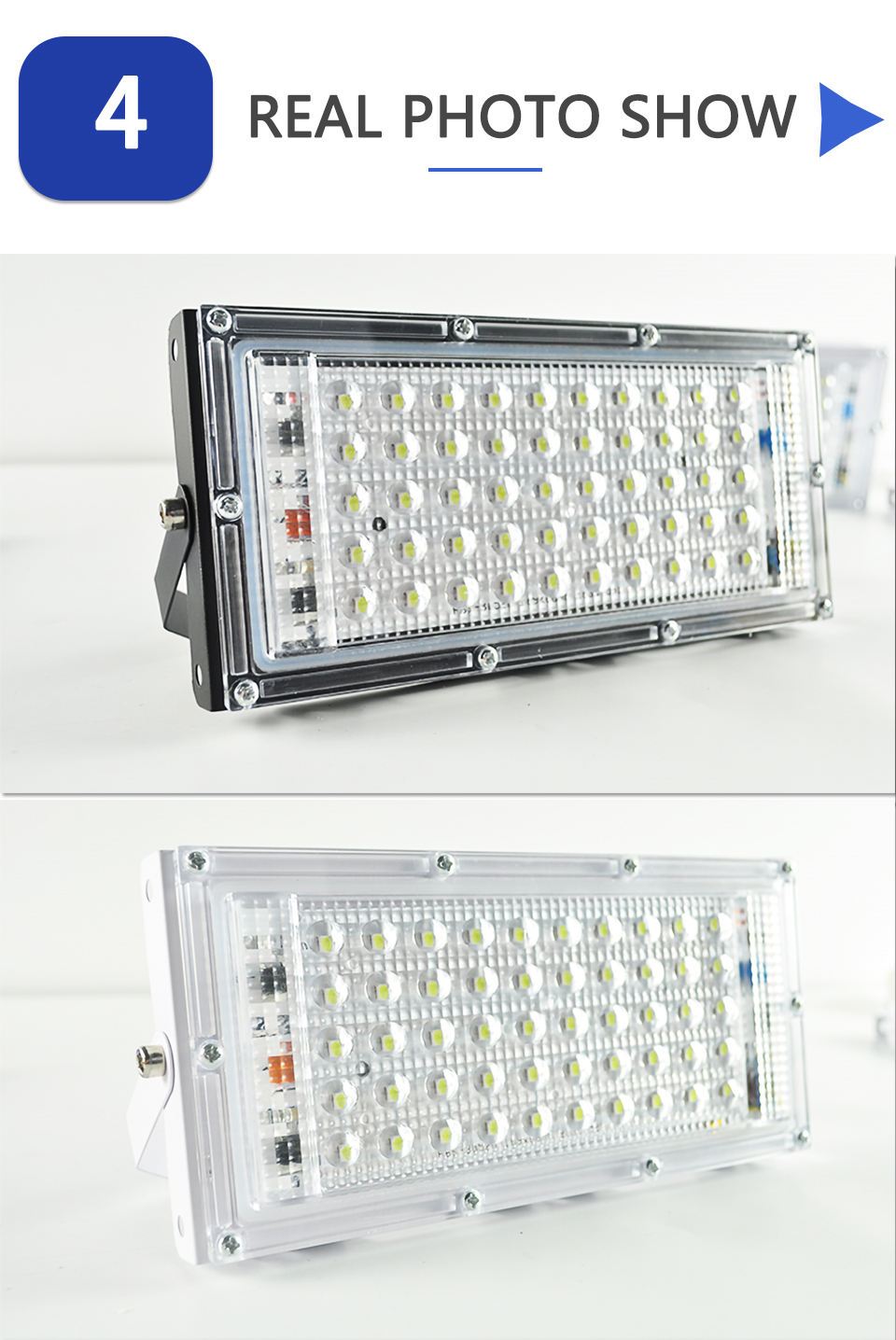 10pcs LED Flood Light 50W led Floodlight 2835 SMD 220V 240V LED street Lamp waterproof IP65 outdoor Lighting led cob spotlight