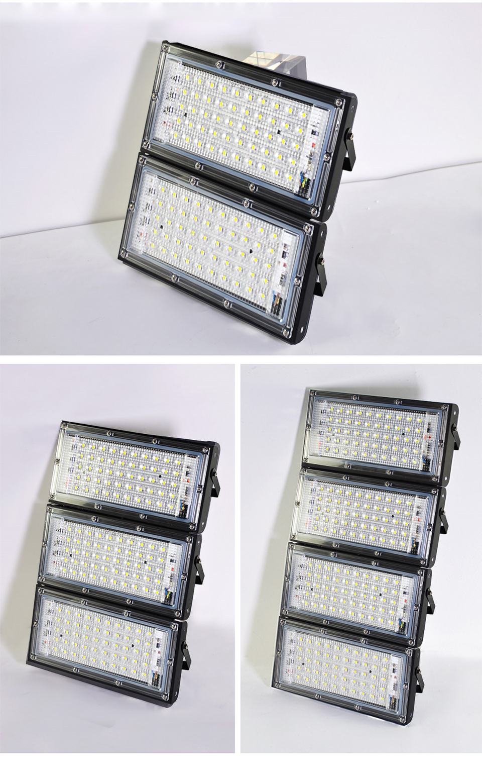 10pcs LED Flood Light 50W led Floodlight 2835 SMD 220V 240V LED street Lamp waterproof IP65 outdoor Lighting led cob spotlight