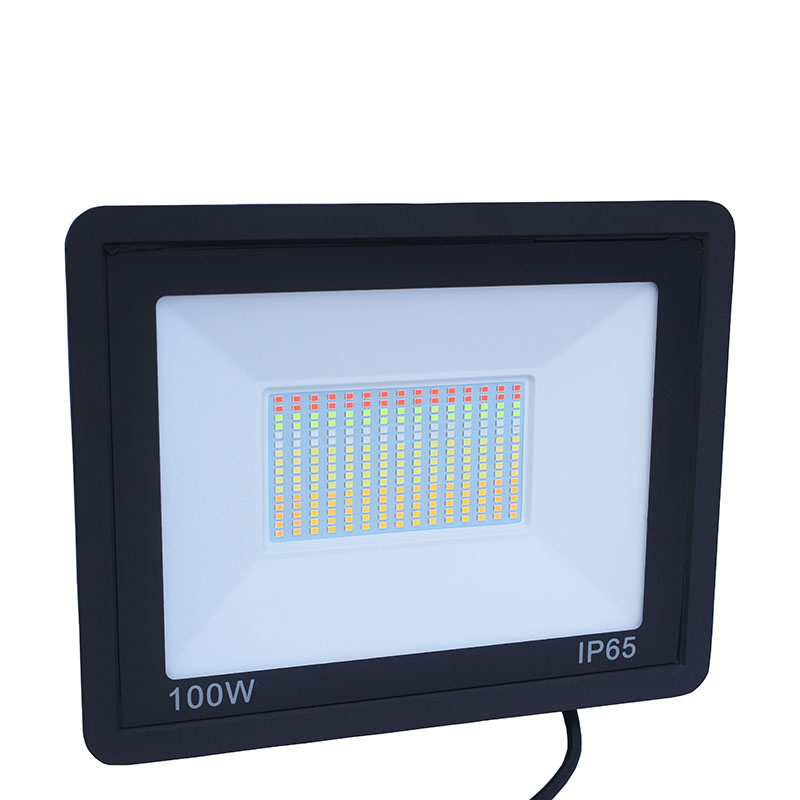 100W Tuya Zigbee 3.0 Smart Floodlight LED RGB Outdoor Waterproof Wall Light Smart Spotlight Garden Landscape Lighting AC 220V