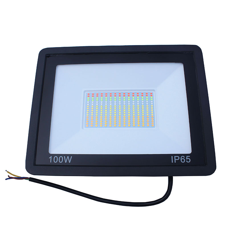 100W Tuya Zigbee 3.0 Smart Floodlight LED RGB Outdoor Waterproof Wall Light Smart Spotlight Garden Landscape Lighting AC 220V