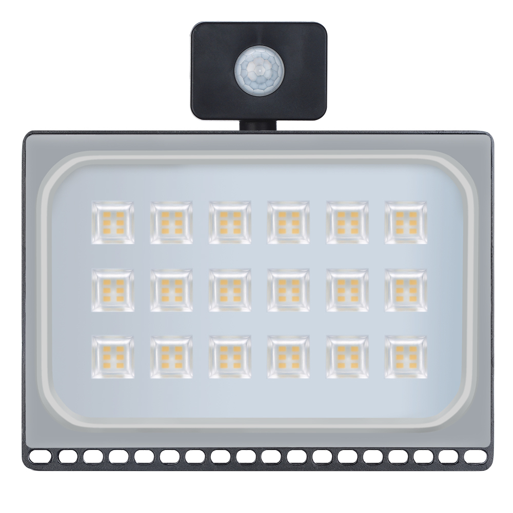 1PCS Ultrathin Motion Sensor Led Flood Light 100W 110V 220V 8000LM Waterproof IP65 Led Spotlight Floodlight Outdoor Lighting