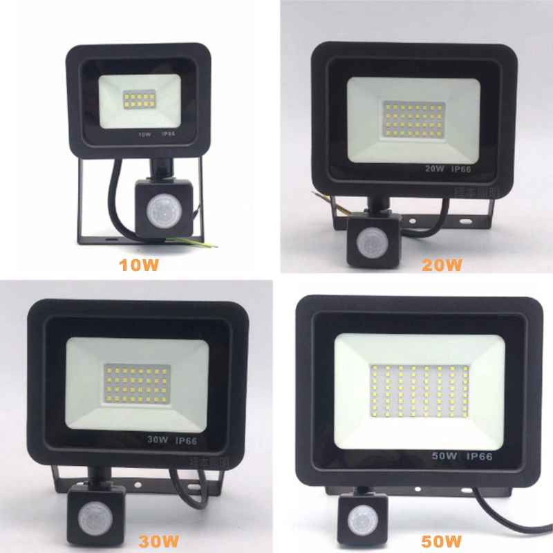 LED Flood light 10W 20W 30W 50W 100W IP66 waterproof Landscape outdoor housing garden Lighting Reflector project floodlight