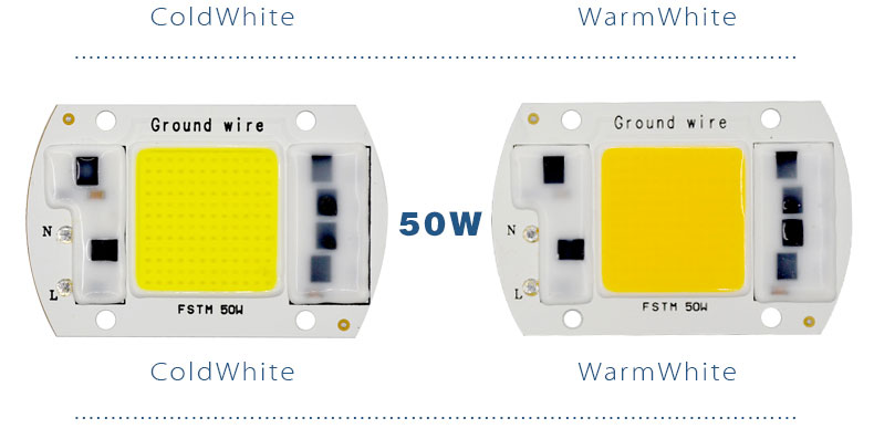 High Power LED Matrix For Projectors 15W 25W 35W 50W DIY Flood Light COB Smart IC Driver LED Diode Spotlight Outdoor Chip Lamp