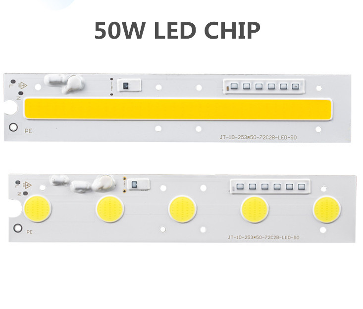 Ultrathin LED Floodlight 220V 50W LED Bulb Outdoor Wall Spotlight Refletor Flood Light Waterproof Smart IC Landscape Light