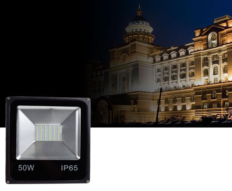 LED Spotlight DC12V 10W 20W 30W 50W 100W IP65 Projecteur Flood Light 12V 5730SMD 24V Street Wall Lamp Garden Square