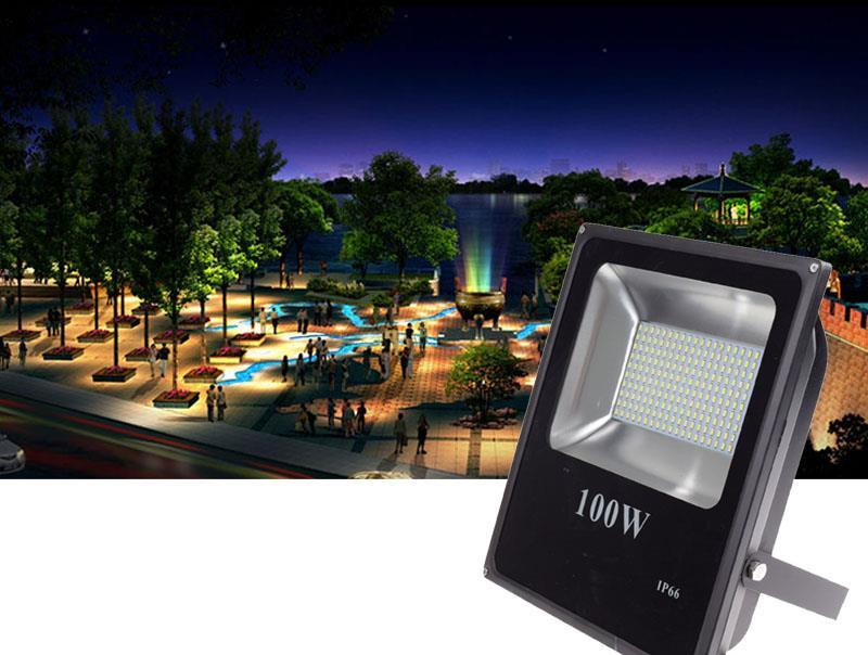 LED Spotlight DC12V 10W 20W 30W 50W 100W IP65 Projecteur Flood Light 12V 5730SMD 24V Street Wall Lamp Garden Square