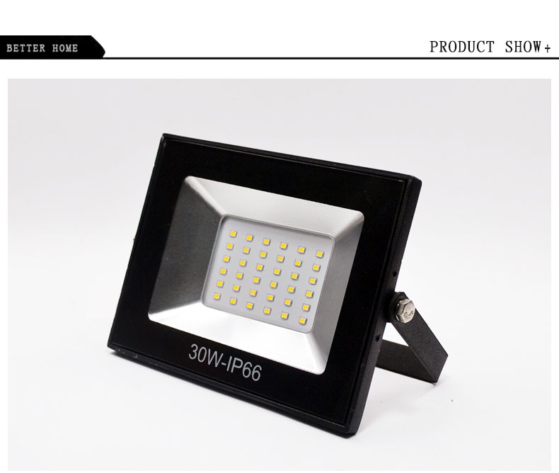 Ultrathin LED flood light 10W 30W 50W AC220V IP67 5630SMD Floodlight lamp Spotlight 100W Outdoor Wall Garden Landscape Lighting