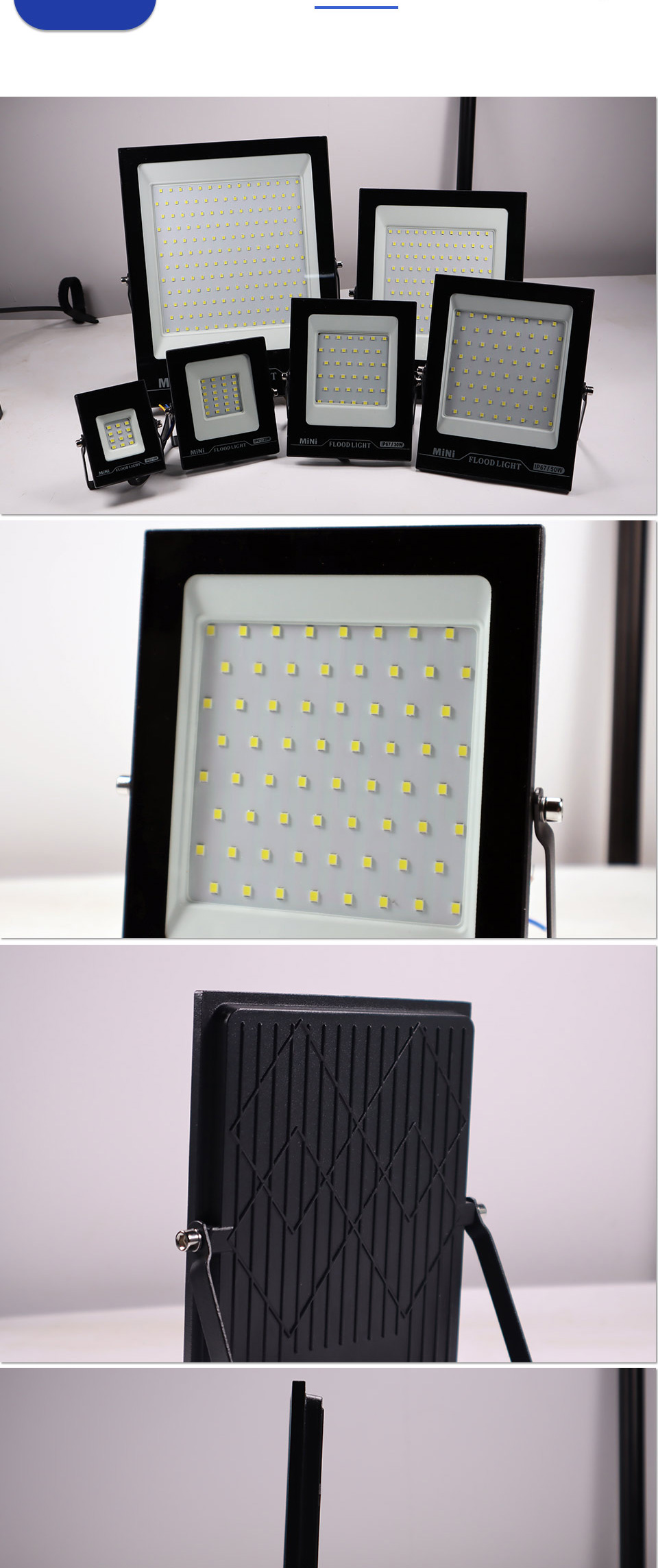 LED Floodlight 50W 10W IP65 Waterproof Outdoor Spotlight LED Flood Light 220V Street Lamp Garden Spot Light On Wall