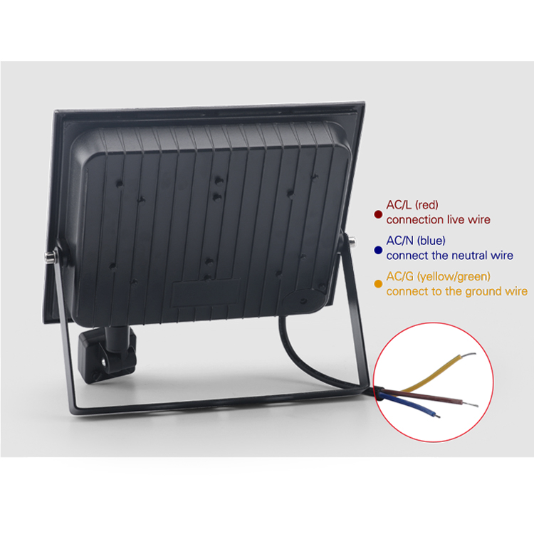 LED Induction Floodlights PIR Motion Sensor 30W 50W 100W 220V Cold White Waterproof IP66 Outdoor Rainproof Lighting