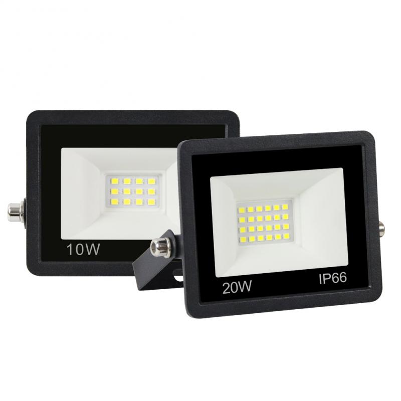 PIR Motion Sensor LED Floodlight 220V Waterproof Spotlight 10W 30W 50W 100W Flood Light Outdoor Lighting For Garden Street Wall