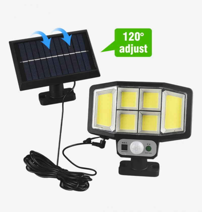 Solar Light Outdoor Motion Sensor Recharge Solar Wall Light Waterproof Emergency Led Light For Street Garden Porch Lamp