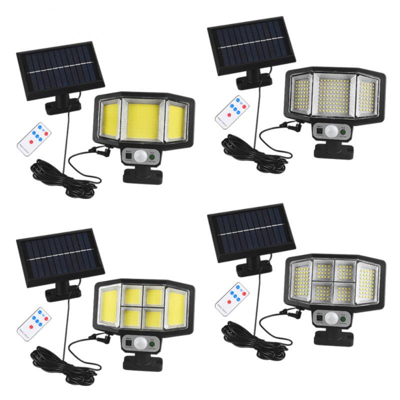 Solar Light Outdoor Motion Sensor Recharge Solar Wall Light Waterproof Emergency Led Light For Street Garden Porch Lamp