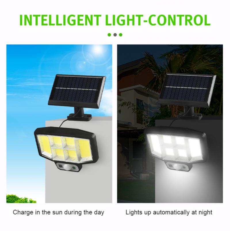 Solar Light Outdoor Motion Sensor Recharge Solar Wall Light Waterproof Emergency Led Light For Street Garden Porch Lamp