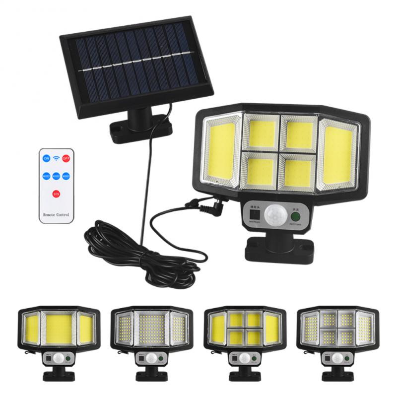 Solar Light Outdoor Motion Sensor Recharge Solar Wall Light Waterproof Emergency Led Light For Street Garden Porch Lamp