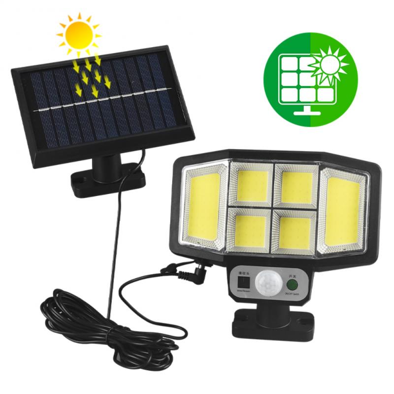 Solar Light Outdoor Motion Sensor Recharge Solar Wall Light Waterproof Emergency Led Light For Street Garden Porch Lamp