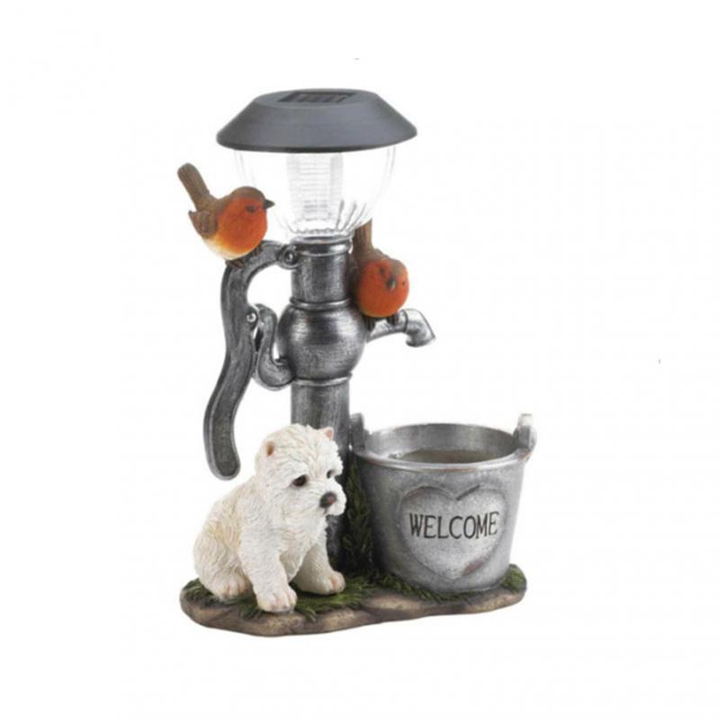 Resin Squirrel Solar LED Light Statue Waterptoof Figures Outdoors For Pathway Yard Garden Wildlife Decoration Lamp Landscaping