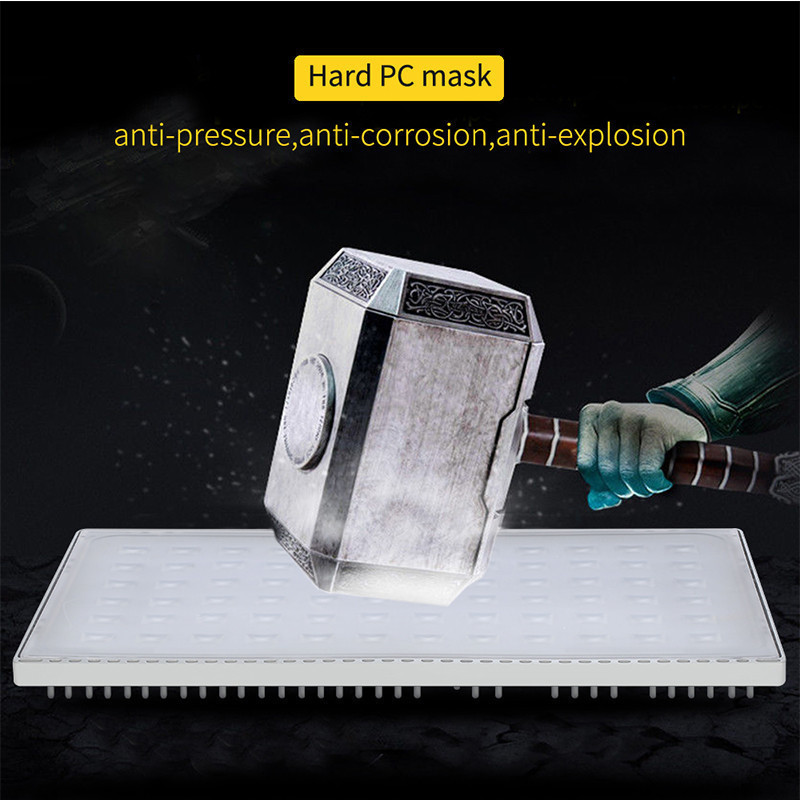 2PCS Ultra-thin LED Floodlight 500W 220V Waterproof LED Flood Lights Reflector Led Spotlight Outdoor Street Lighting IP65