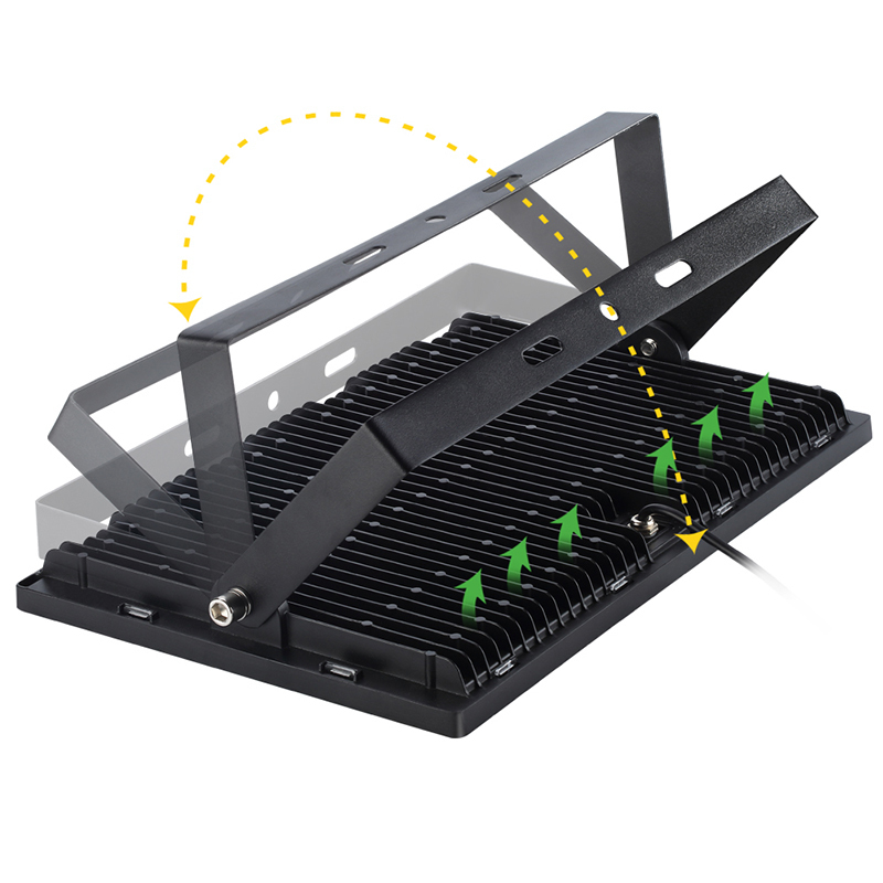 4PCS Ultra Bright LED Floodlight 500W Warm / Cold White Flood Lighting LED Flood Light IP65 Waterproof Outdoor Security Lights