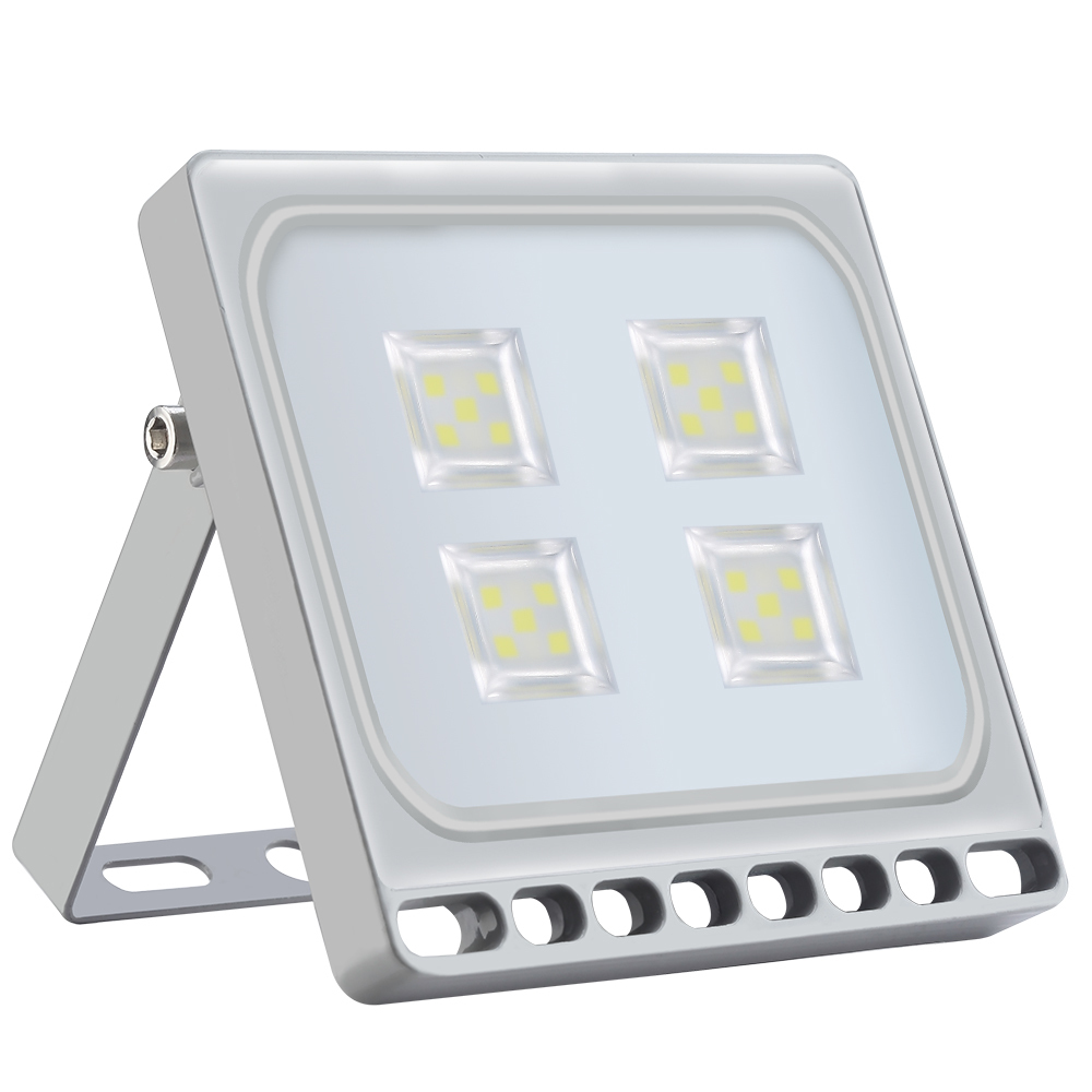 220V 10W/20W/30W/50W C6 Ultra-thin SMD 2835 Led Flood Light EU Plug Waterproof IP65 Outdoor Floodlight Spotlight Street Lamp