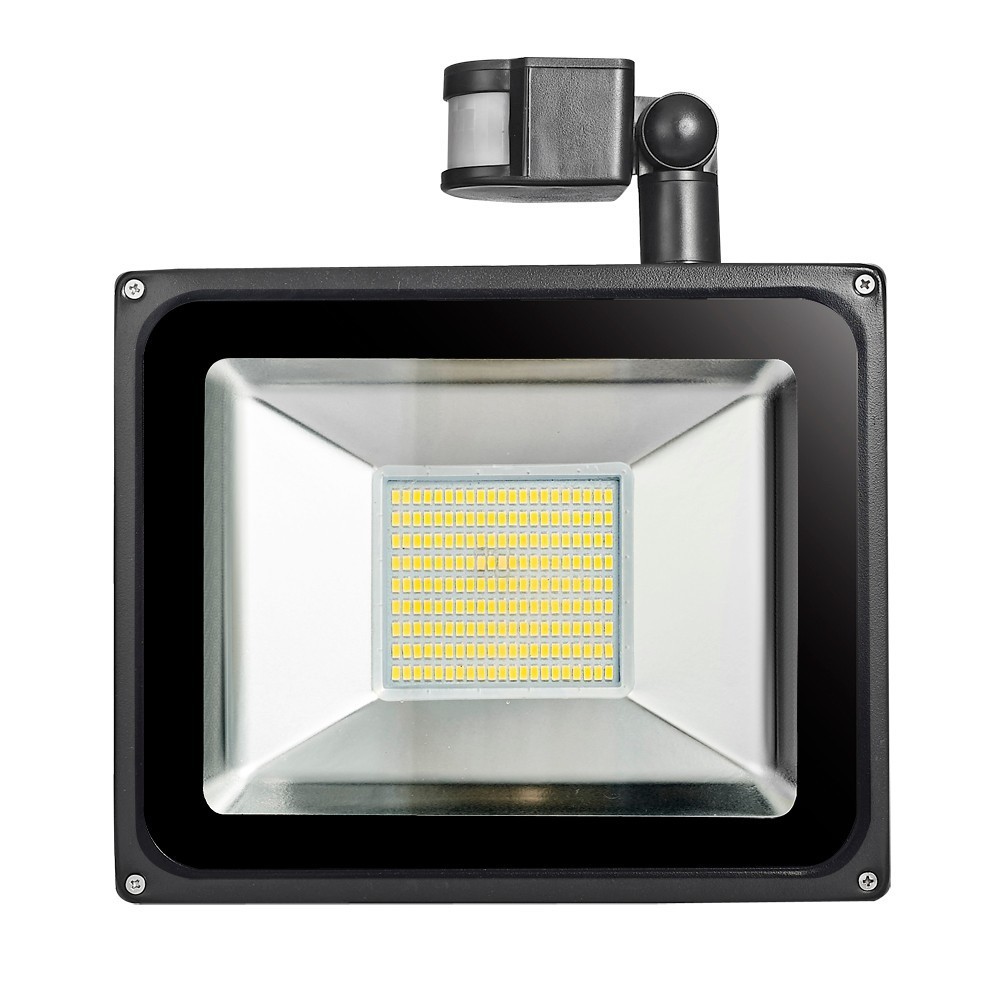 100W 110V LED Flood Light 11000LM IP65 PIR Motion Sensor LED Floodlight Reflector LED Spotlight Lamp For Outdoor Lighting