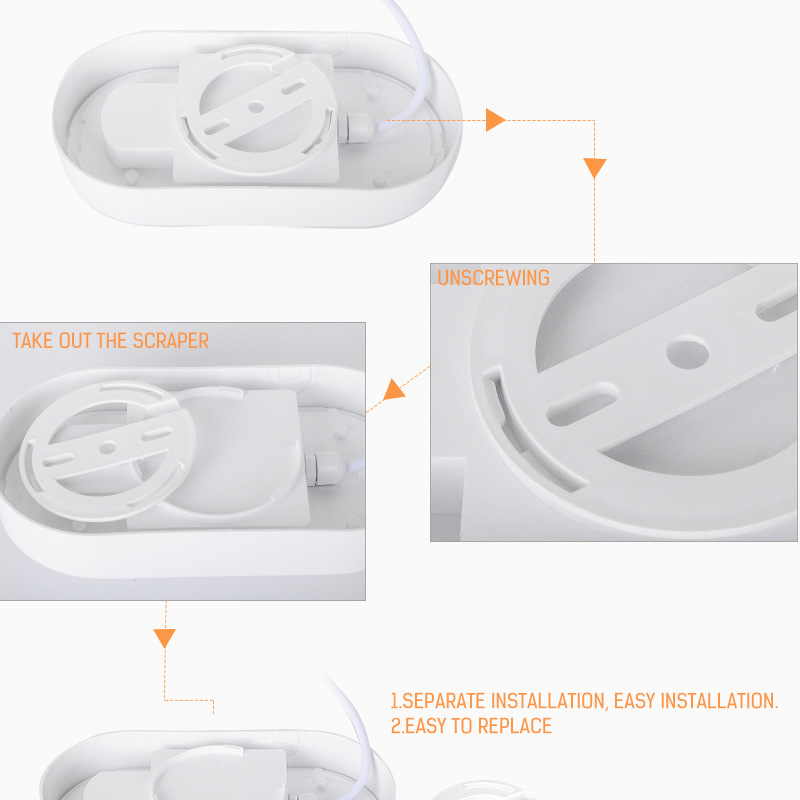 16W 20W Oval LED Moisture Proof Ceiling Lamp Waterproof Bathroom Outdoor Garden Yard Lamp Modern Surface mounted Wall Lamp Light