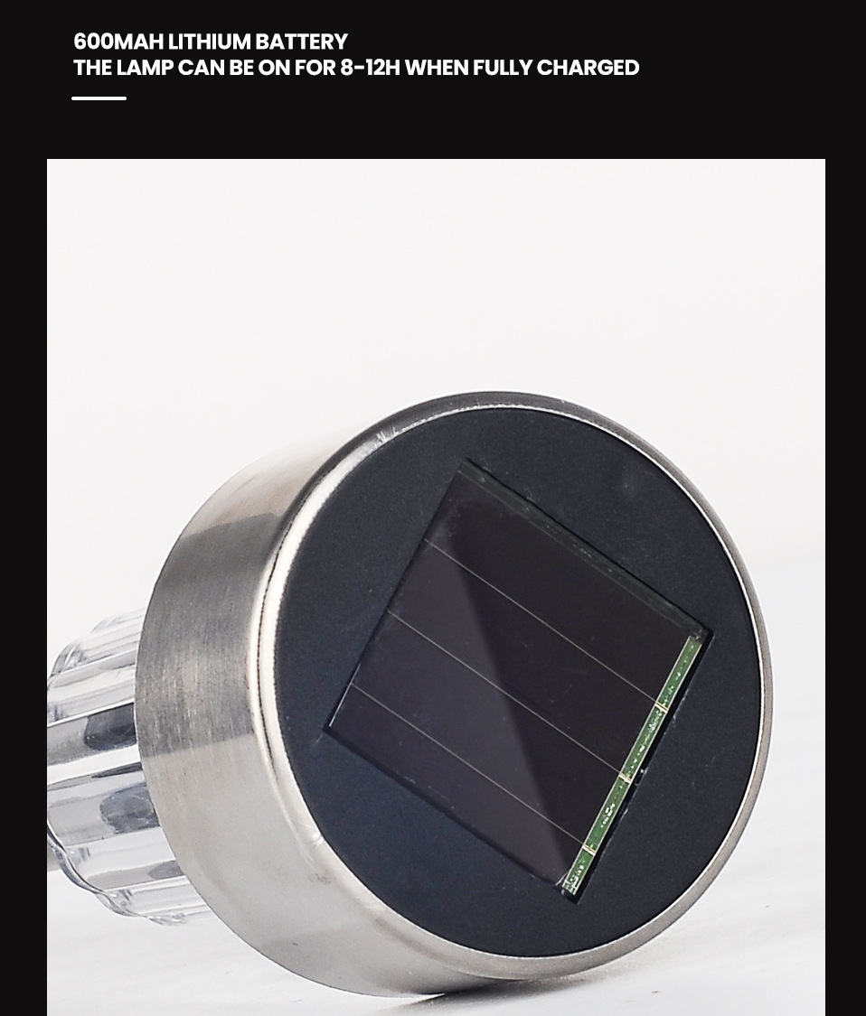 10Pcs Solar Garden Lights Outdoor Solar Lawn Lamps IP65 Waterpoof Landscape Lighting For Pathway Patio Yard Lawn Decoration