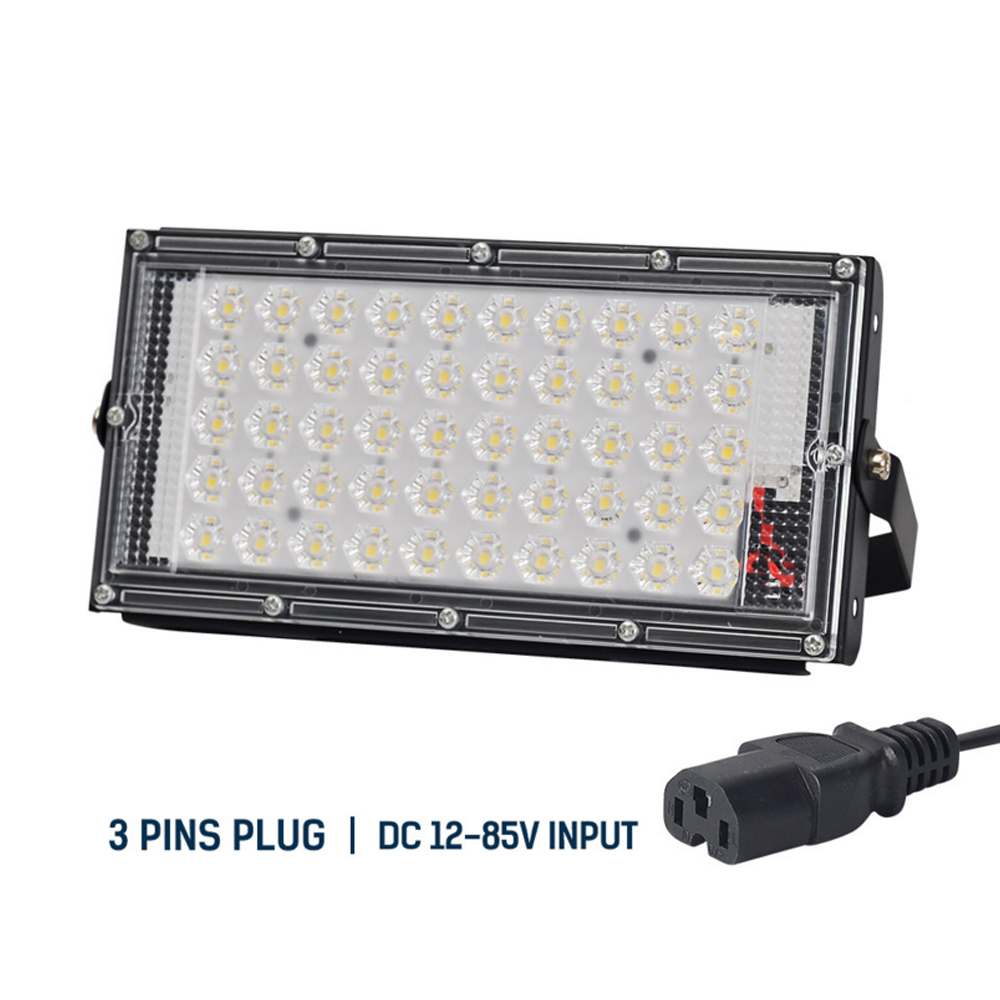50W LED Flood Light DC12-85V Waterproof IP65 Spotlight Led Reflector Floodlights Outdoor Garden Street Lamp Landscape Lighting