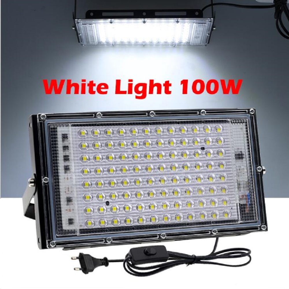Led Flood Light IP65 Waterproof RGB Wall Lamp Spotlight 50W 100W 150W Garden Projector LED Light Outdoor Lighting Floodlight