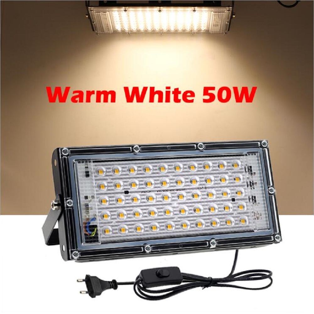 Led Flood Light IP65 Waterproof RGB Wall Lamp Spotlight 50W 100W 150W Garden Projector LED Light Outdoor Lighting Floodlight
