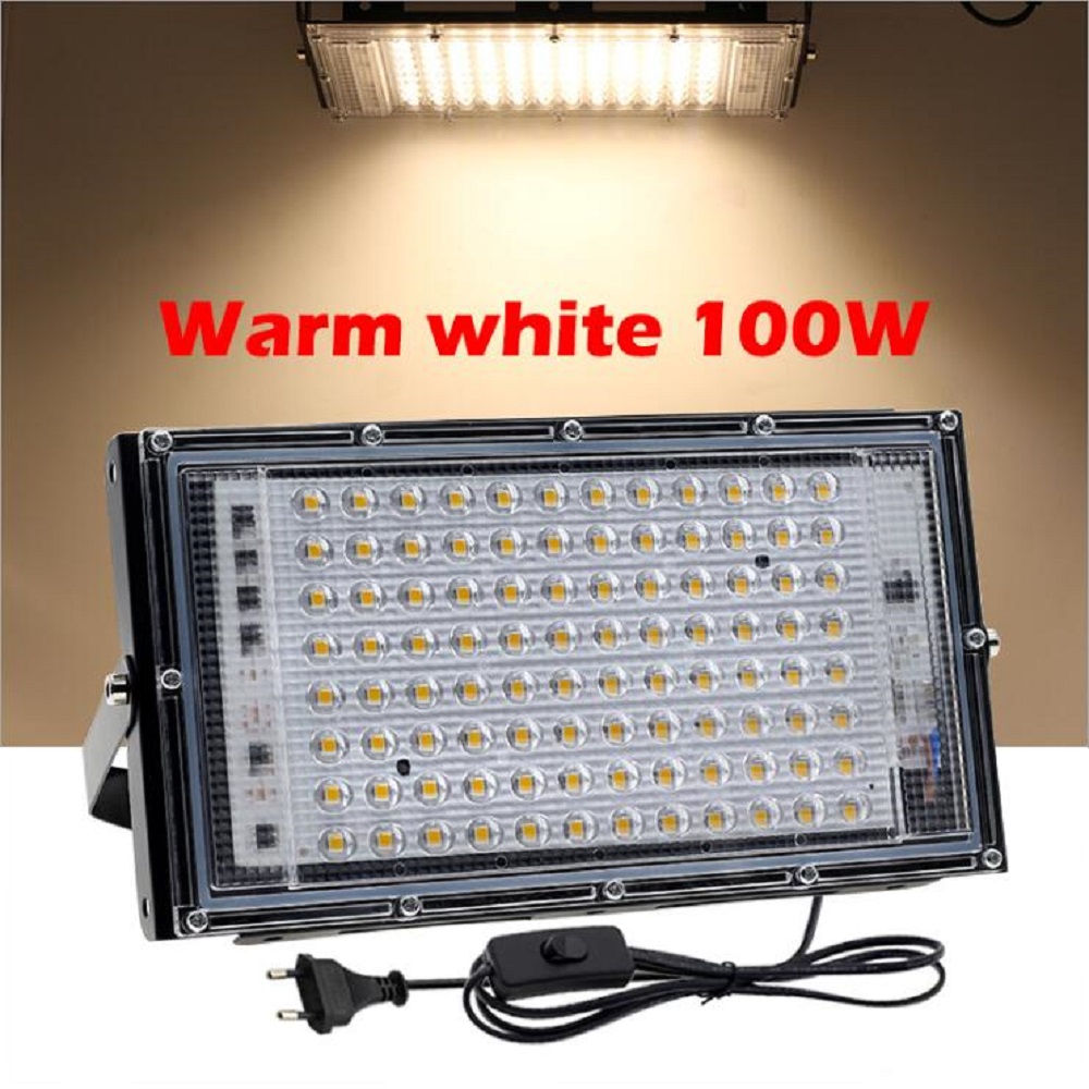 Led Flood Light IP65 Waterproof RGB Wall Lamp Spotlight 50W 100W 150W Garden Projector LED Light Outdoor Lighting Floodlight