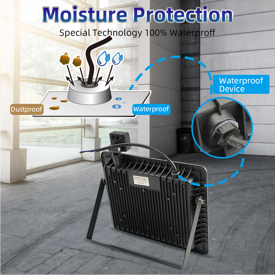 LED Flood Light 50W Motion Sensor Pir Floodlight Lamp Floodlights Outdoor IP66 Street Garden Spotlight Wall Lighting