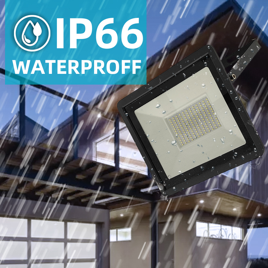 2pcs/lot 50W Floodlight LED Outdoor Flood Light Lamp Floodlights IP66 Waterproof Street Garden Spotlight Wall Projector Lighting