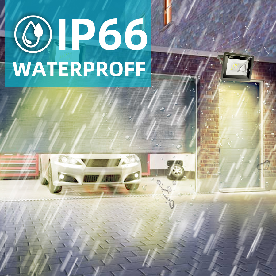 Floodlight LED Outdoor Flood Light Lamp IP66 Waterproof 220V 10W 20W 30W 50W 100W 150W Garden Spotlight Wall Projector Lighting
