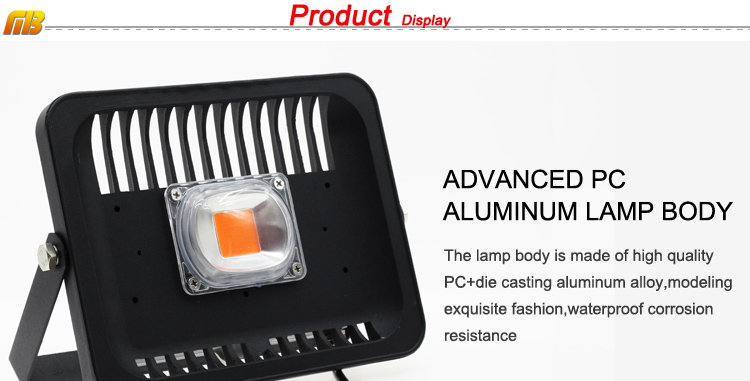 Led Full Spectrum Grow Lamp 380-780nm 30W 50W 80W 100W 220V Outdoor Phyto Light Growth Floodlight For Plant Greenhouse Seeding