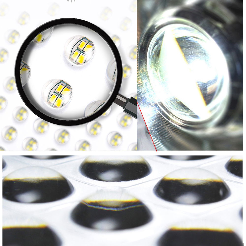 100-500W LED Solar Solar Lamp Super Bright Lighting Gig Capacity Battery Lens Spotlight Wireless Outdoor Waterproof