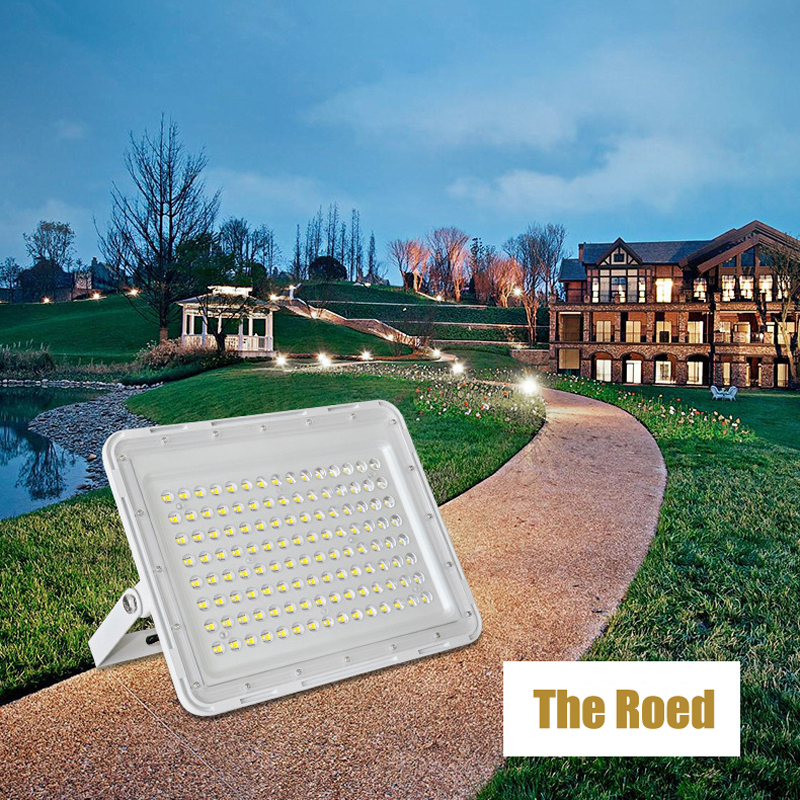 LED Street Spotlight Road Solar Floodlight Super Bright Doorway Garden Courtyard Wireless Outdoor Waterproof