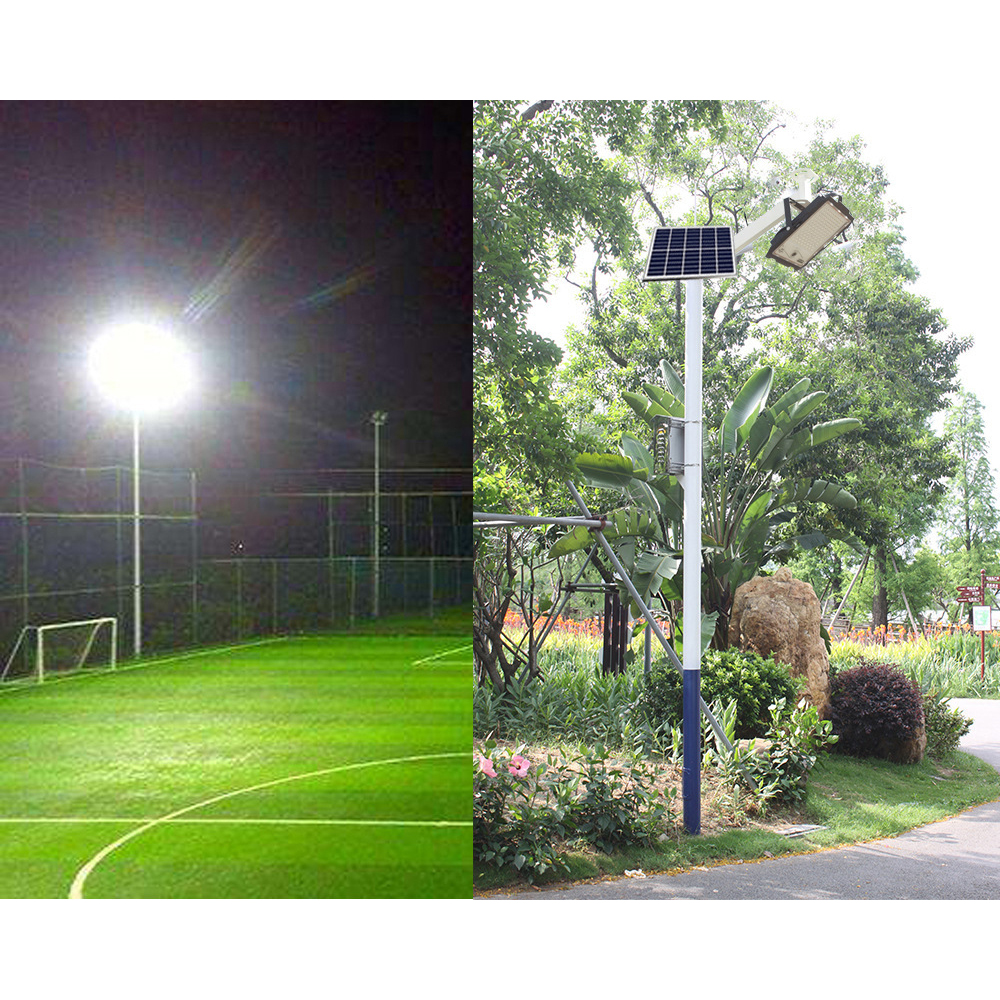 Solar Street Light Induction 100W 200W LED Sun Floodlight Lens Super Bright Large Battery Spotlight Wireless Outdoor