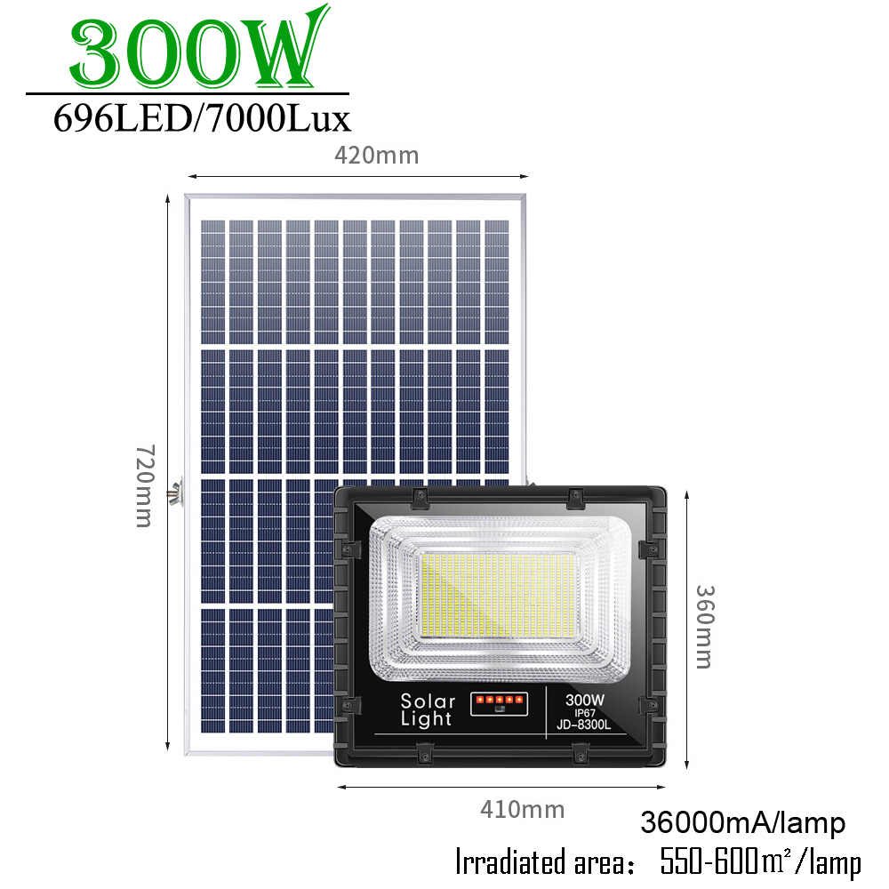25-40W Solar street Lighting Last 18 hours Spotlight bigger LED solar lamp Super Bright large capacity battery Indicator