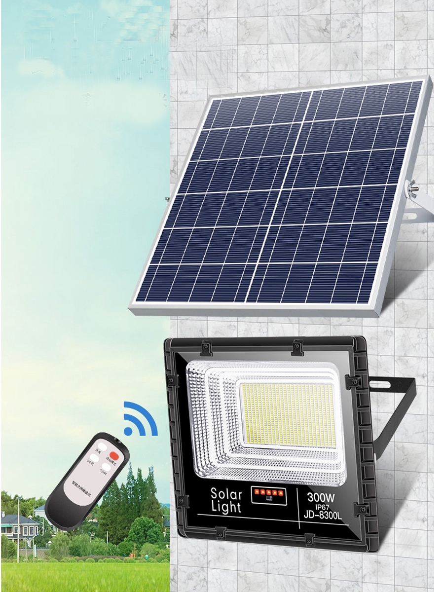 25-40W Solar street Lighting Last 18 hours Spotlight bigger LED solar lamp Super Bright large capacity battery Indicator