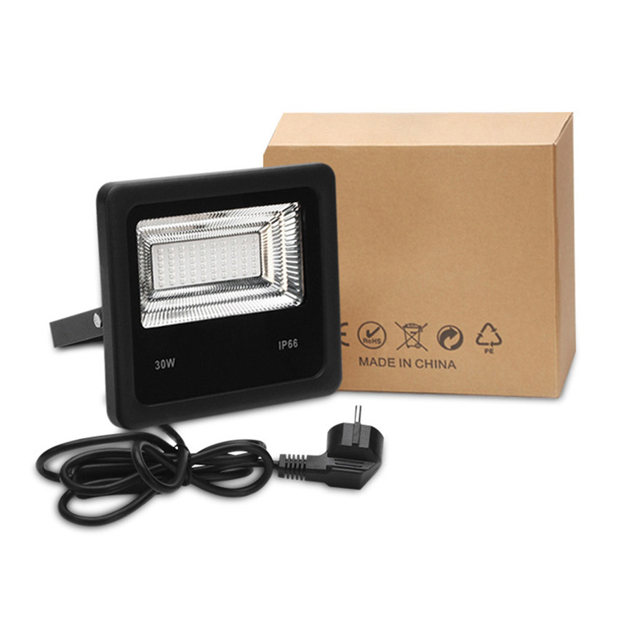 30W 60W AC85-265V UV LED Floodlight IP66 Waterproof Ultra Violet Outdoor Blacklight Stage Light for Halloween Birthday Party
