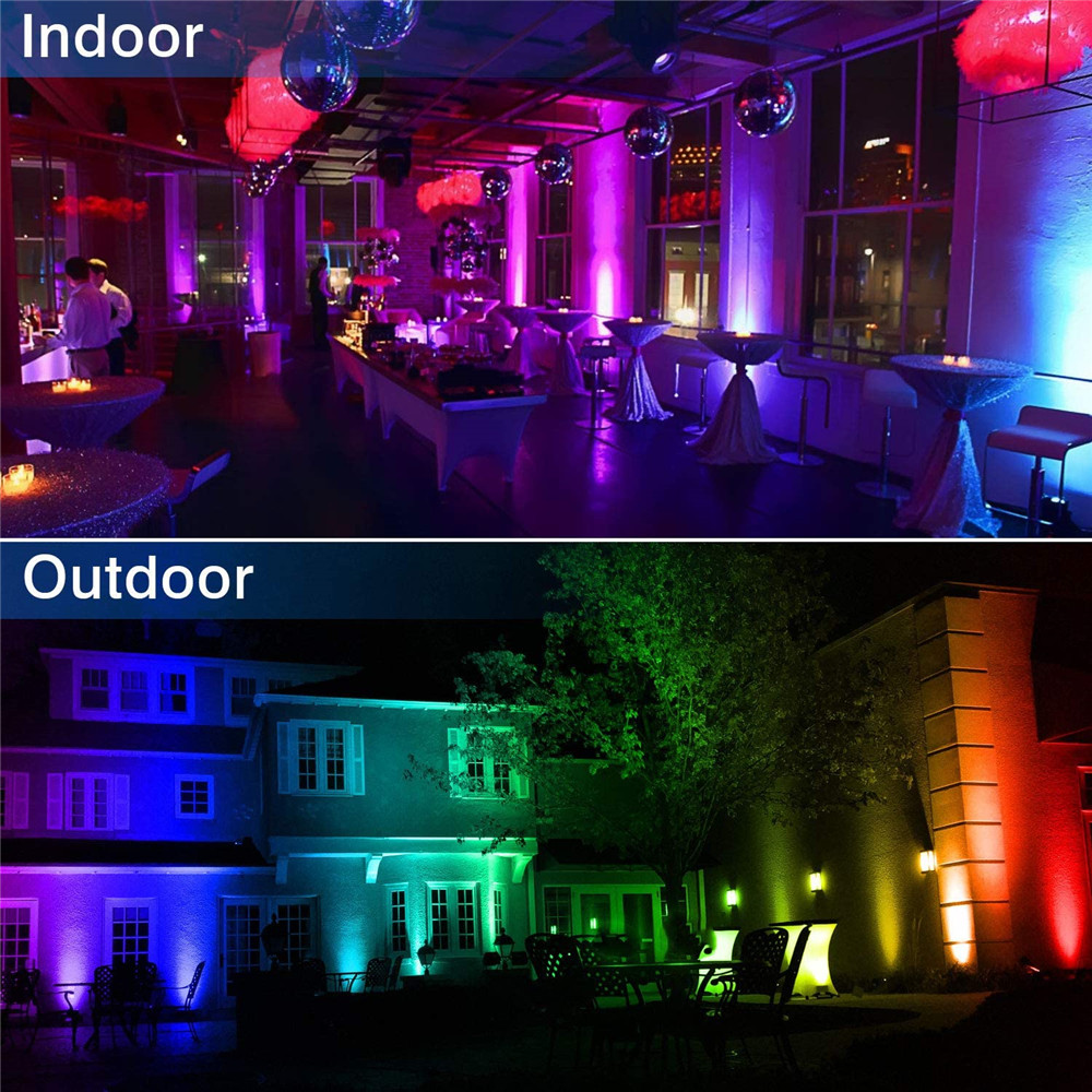Outdoor 20W Bluetooth Smart LED Flood Light RGB APP Control LED Floodlights for Garden Party Landscape Stage Lighting