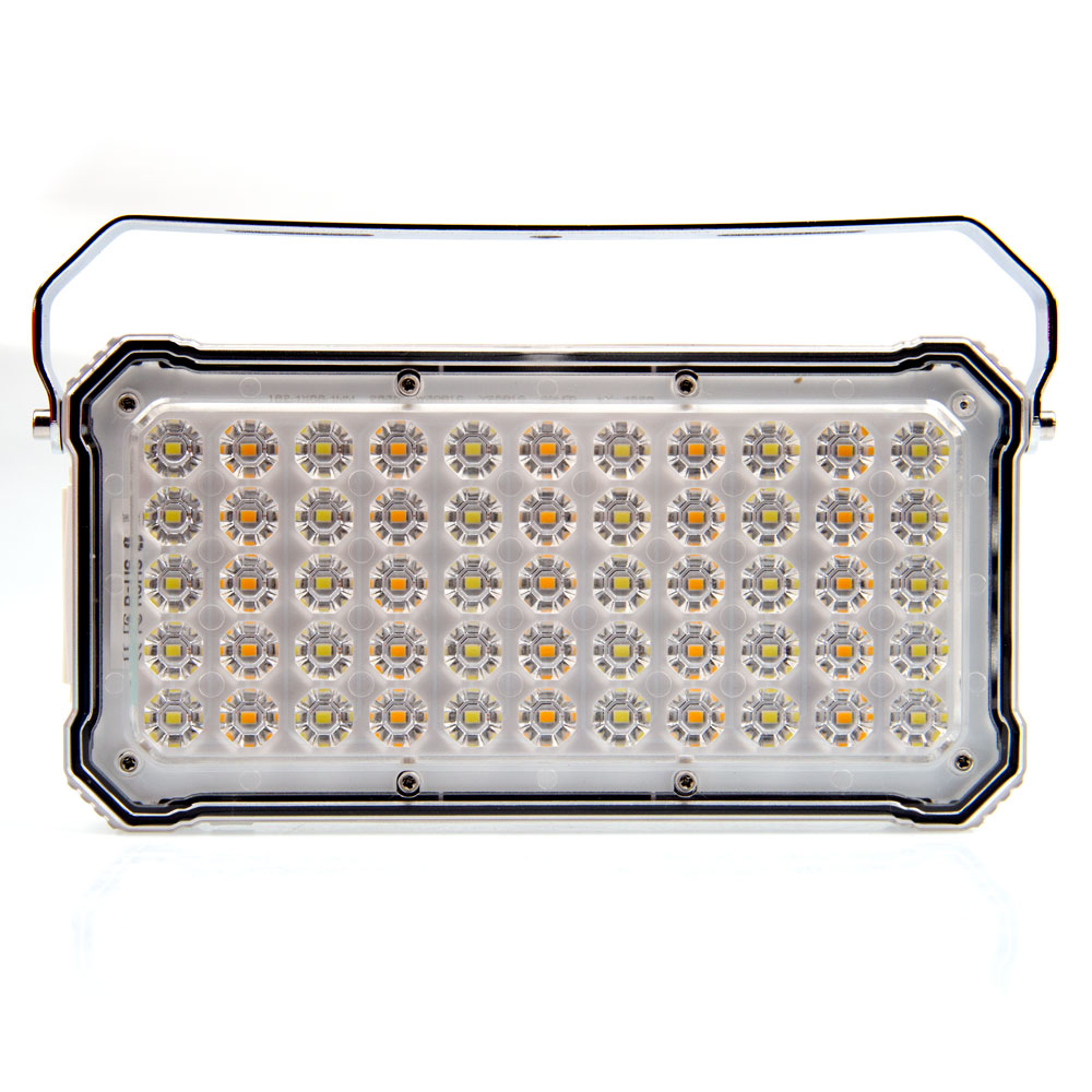100W LED Flood Light USB Rechargeable Outdoor Floodlight Flashlight Waterproof Camping Lantern Wireless Charger Power Display