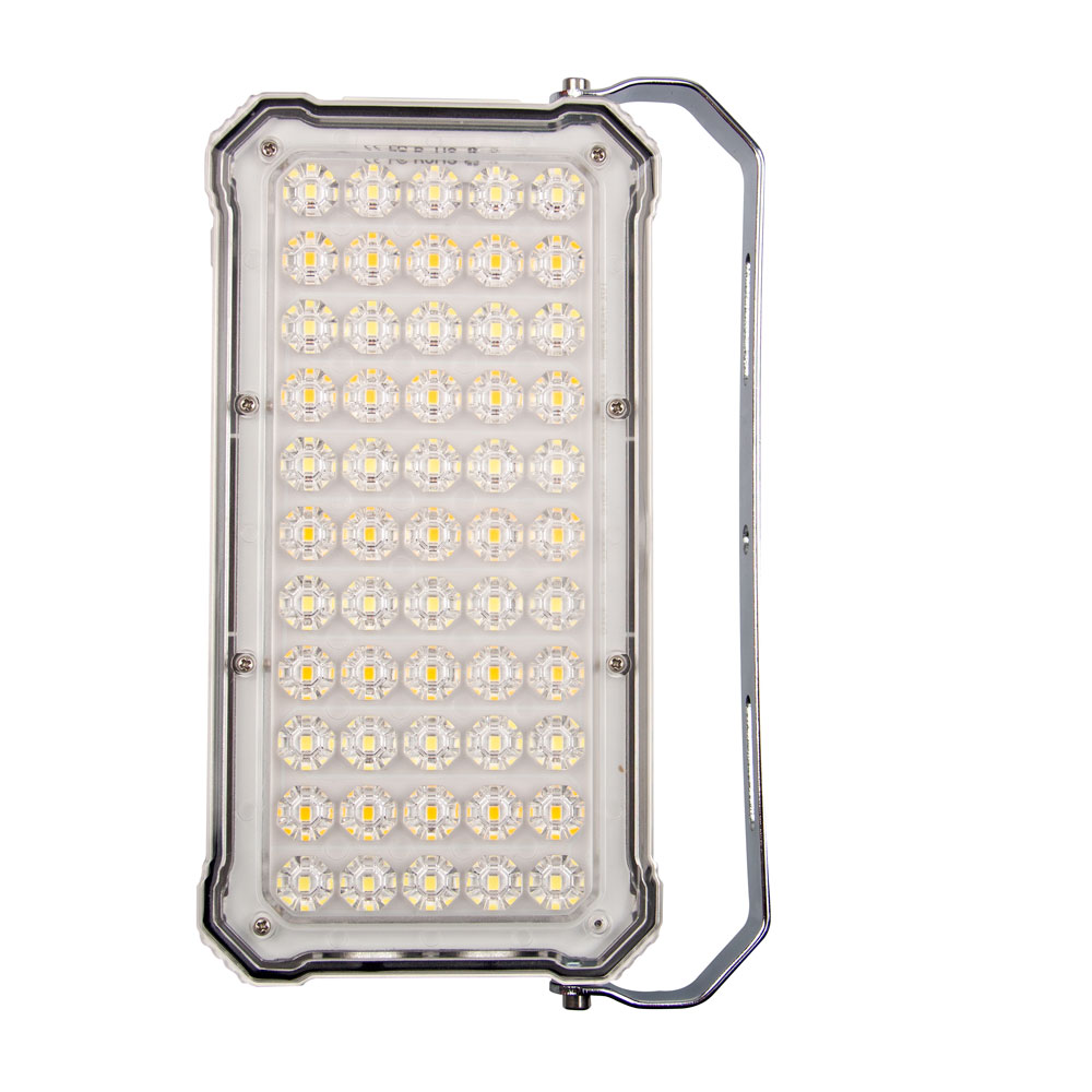 100W LED Flood Light USB Rechargeable Outdoor Floodlight Flashlight Waterproof Camping Lantern Wireless Charger Power Display