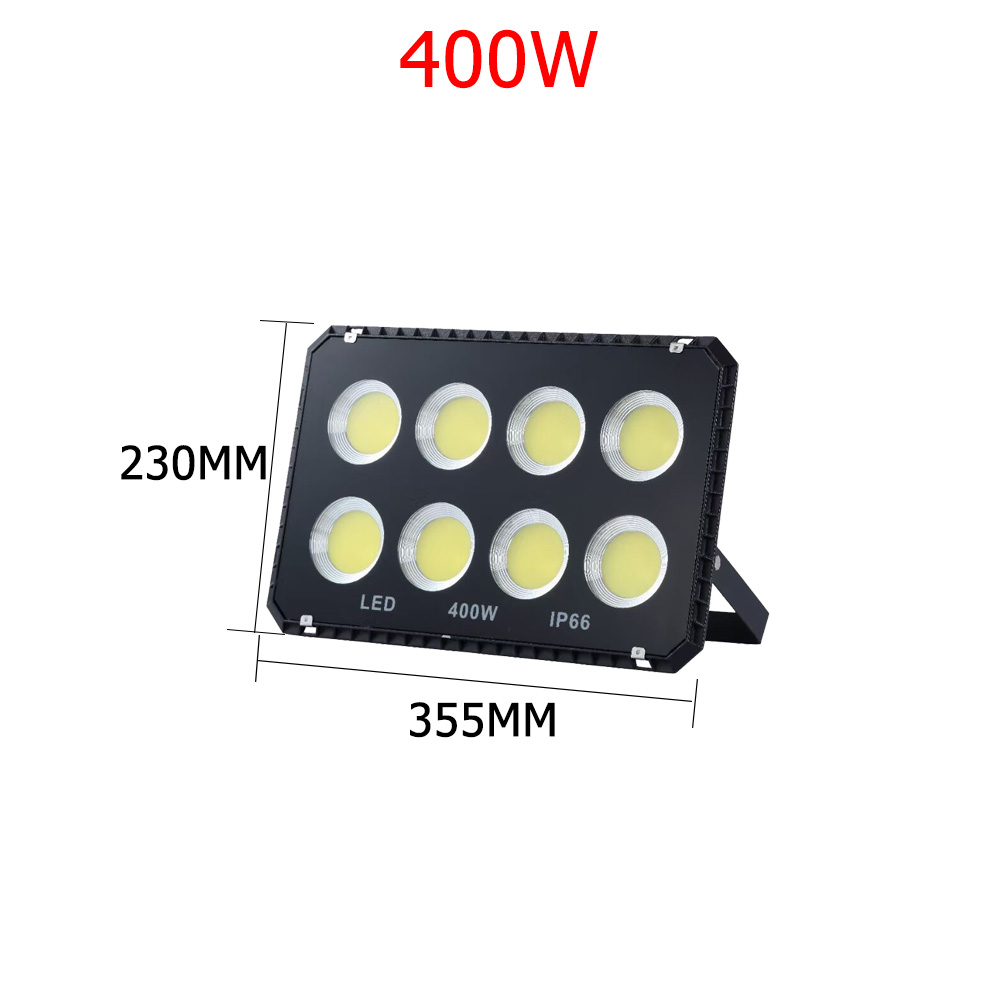 LED Spotlight Outdoor Lighting 100W Projector 200W Floodlight for Building Exterior Garden Patio Doorway Garage Waterproof IP66