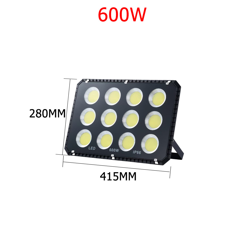 LED Spotlight Outdoor Lighting 100W Projector 200W Floodlight for Building Exterior Garden Patio Doorway Garage Waterproof IP66