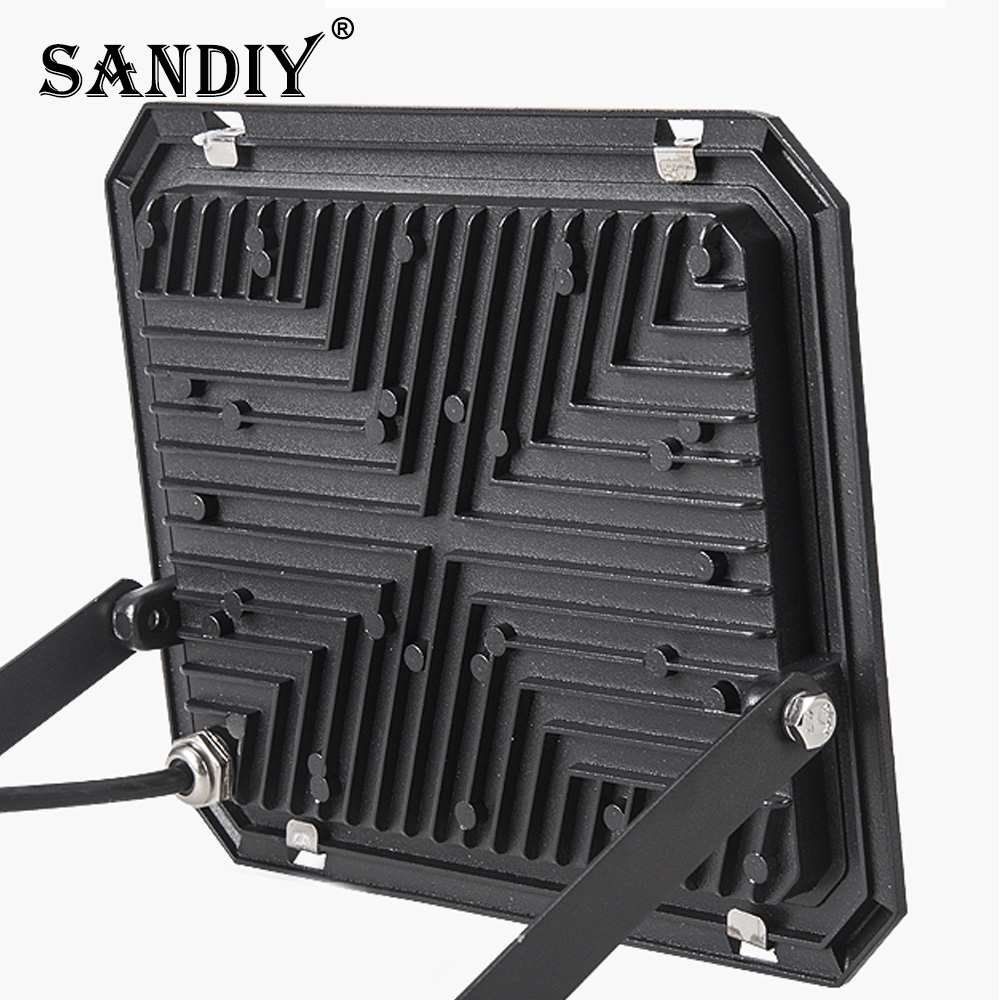 LED Spotlight Outdoor Lighting 100W Projector 200W Floodlight for Building Exterior Garden Patio Doorway Garage Waterproof IP66