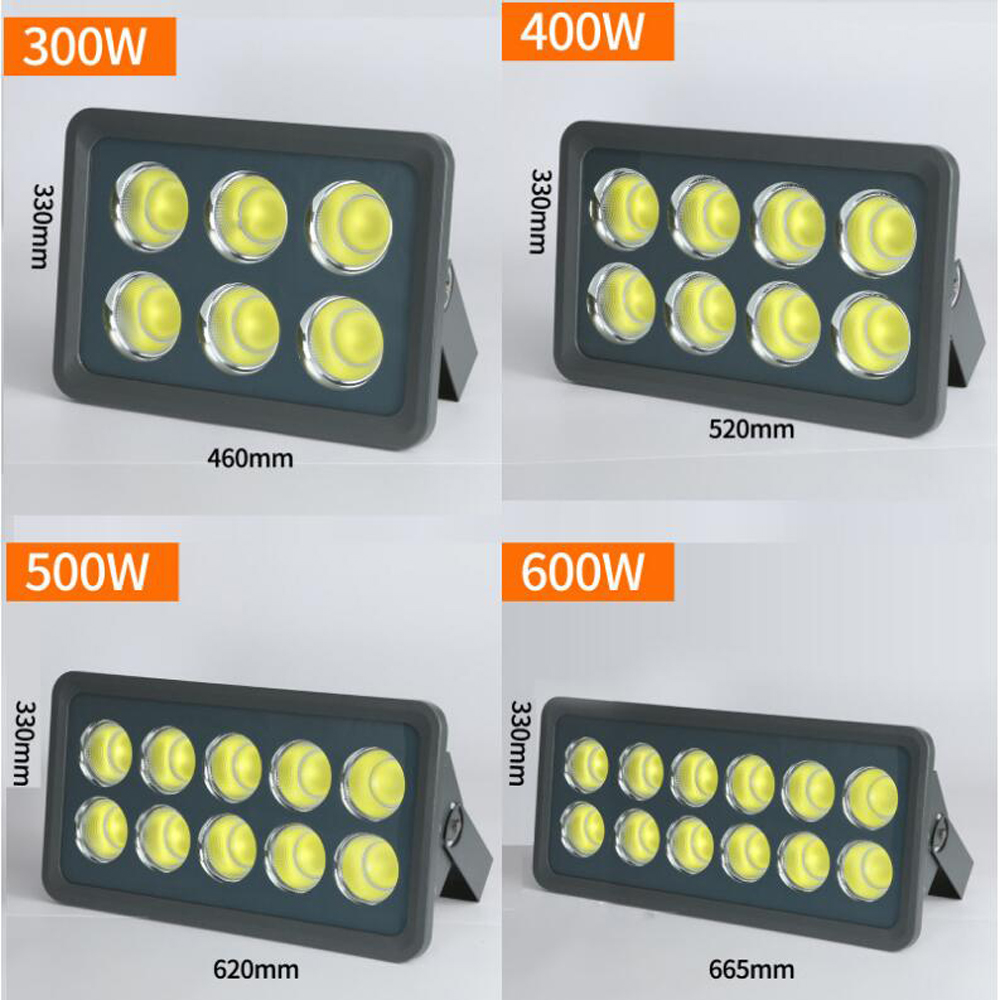 100W LED High Power 300W 400W Waterproof Outdoor Floodlight Billboard Stadium Lamp Super Bright Lighting Projection Light